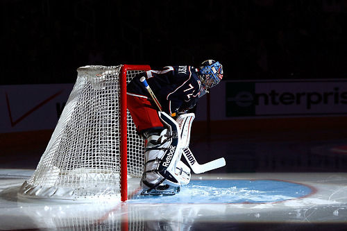 Blue Jackets Goalie