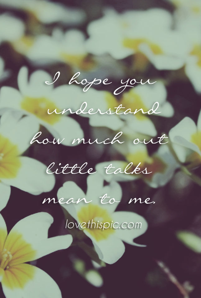 I hope I hope