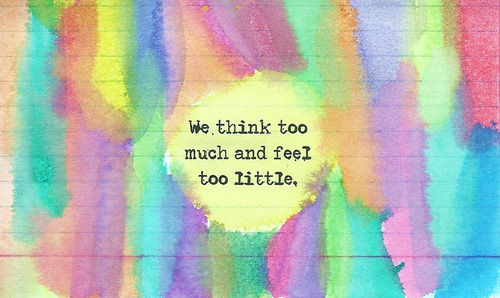 think to much think to much