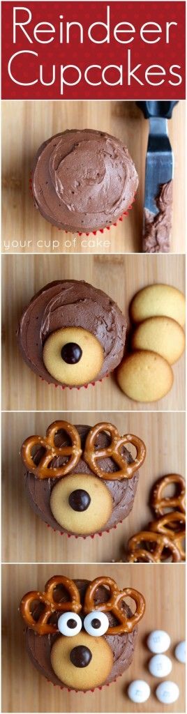 DIY Reindeer Cupcake