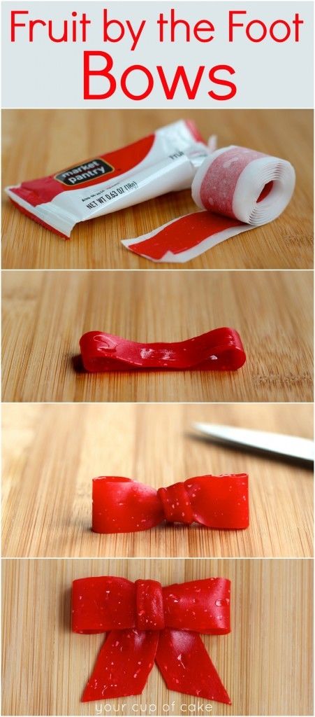 Diy Christmas Food Bow