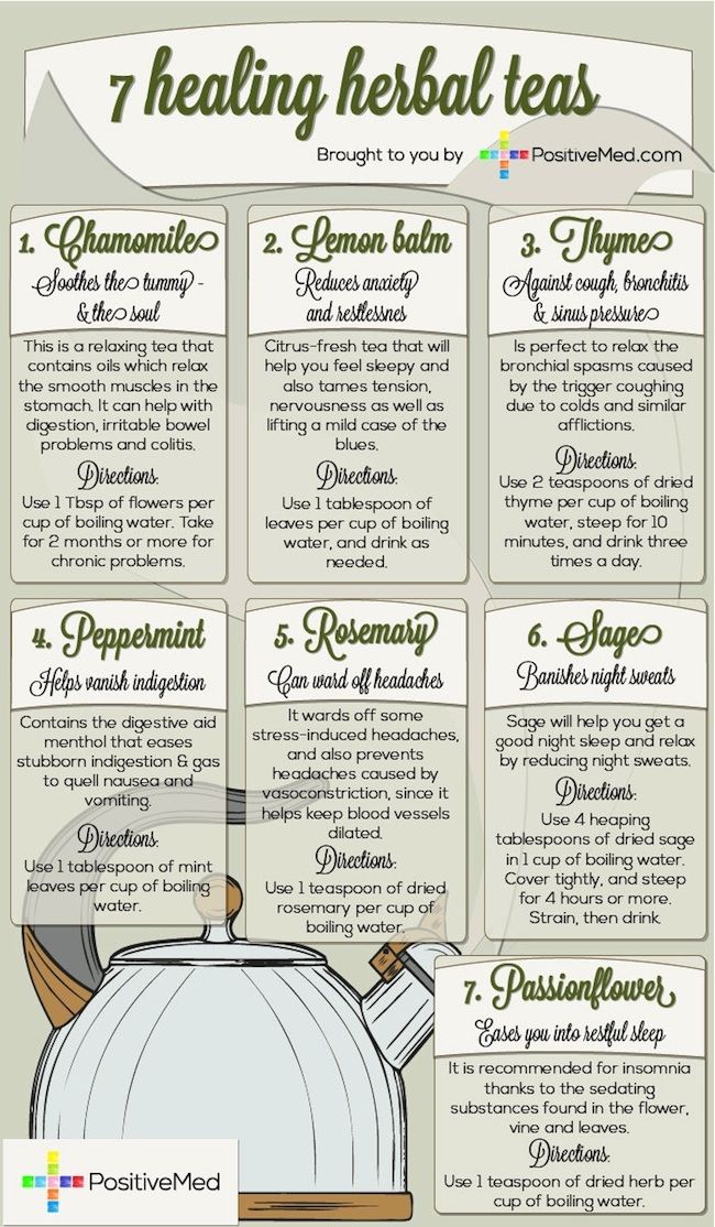 7 Healing Herbal Teas