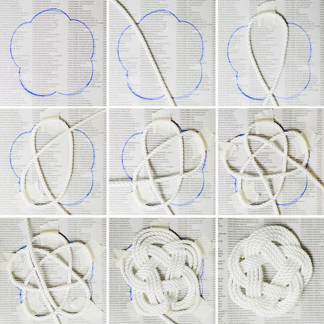 DIY Nautical Rope Coaster DIY Nautical Rope Coaster