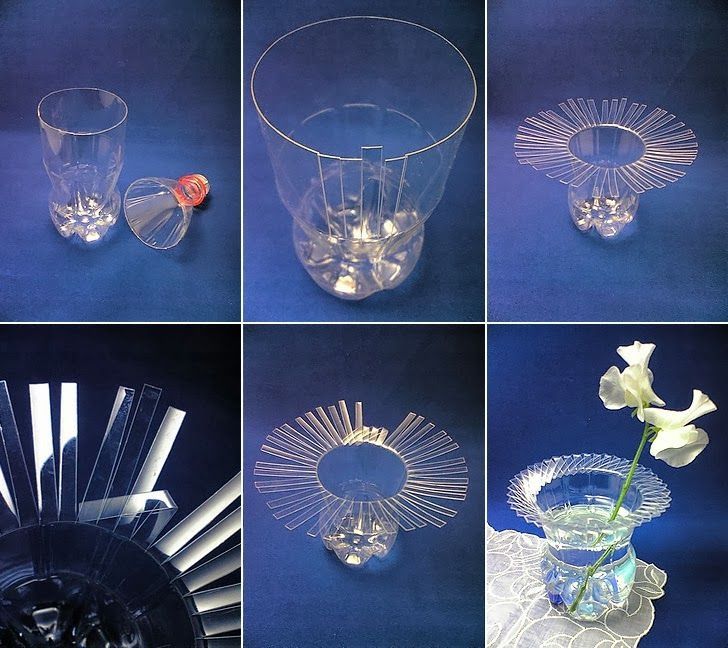 Plastic Bottle Flower Holder Plastic Bottle Flower Holder