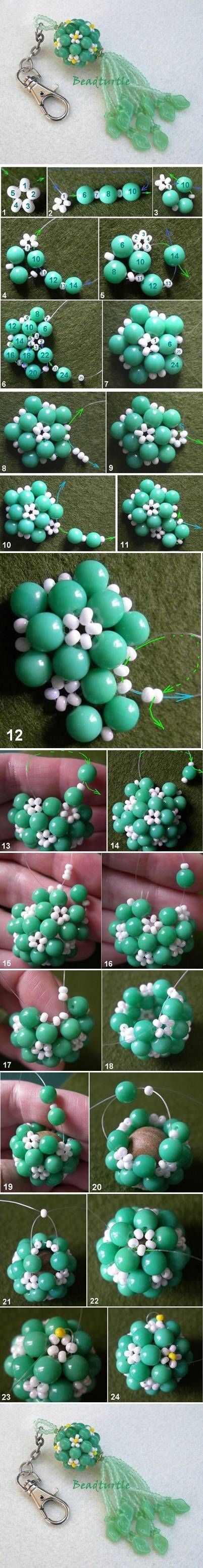 DIY Beaded Keychain