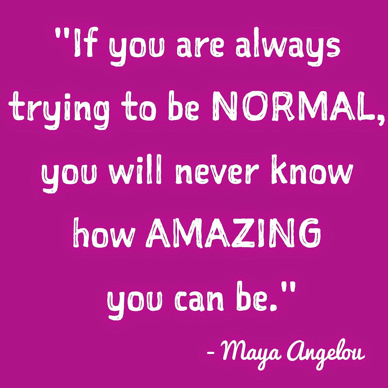 Trying to be normal
