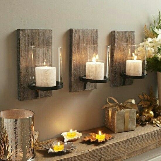 Wood Wall Candles Wood Wall Candles