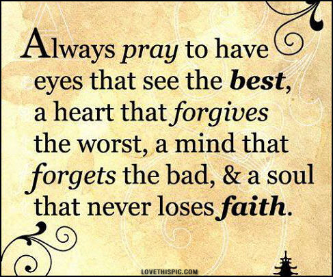 always pray