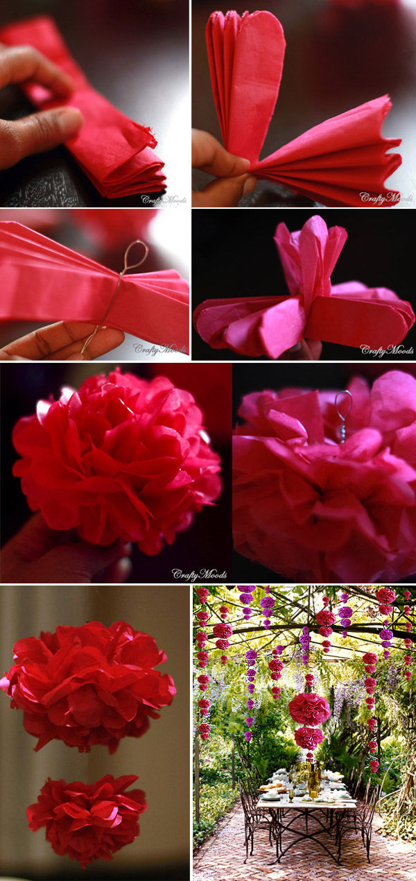 DIY Pretty Pom Poms DIY Pretty Pom Poms
