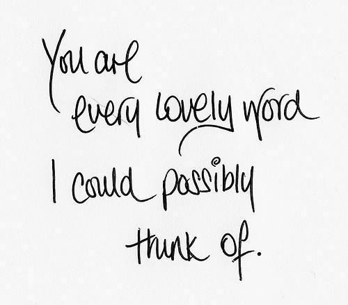 You are