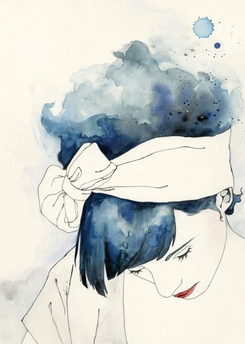 Blue girl