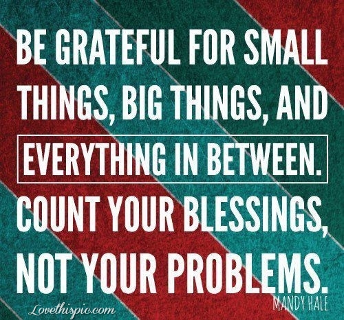 be grateful