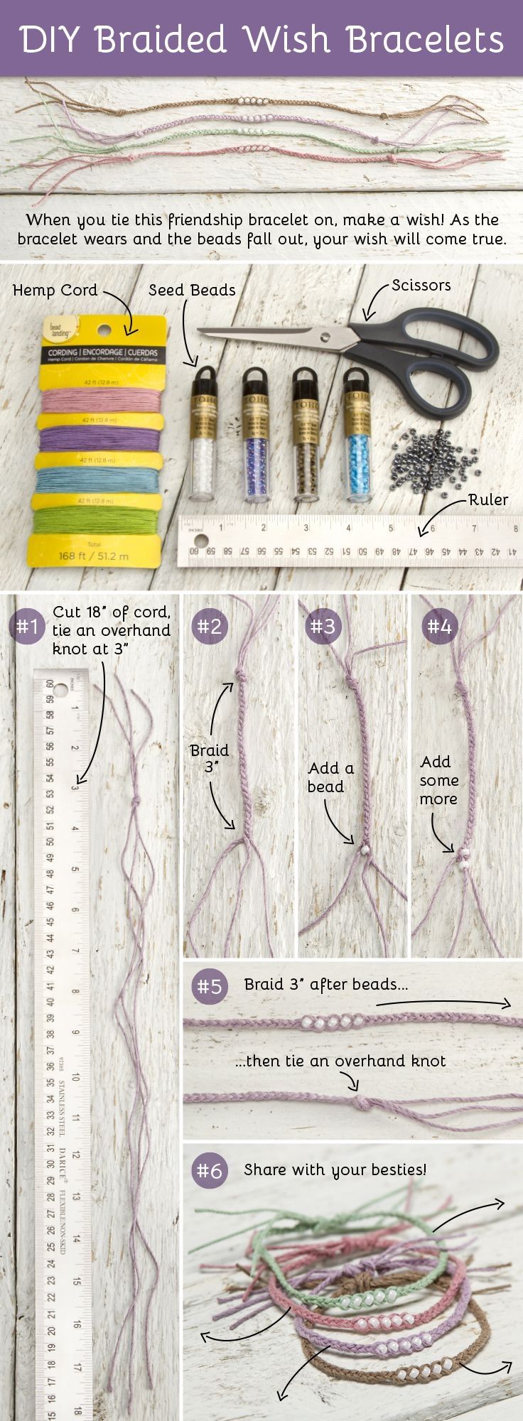 DIY Braided Wish Bracelets DIY Braided Wish Bracelets