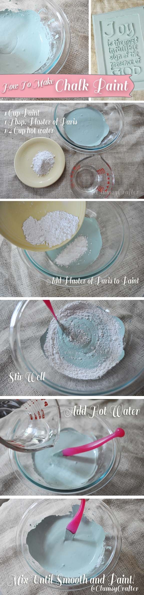 How To Make Chalk Paint