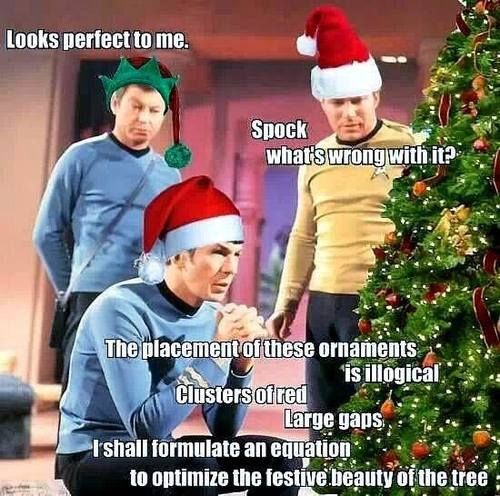 StarTrek Christmas moment StarTrek Christmas moment