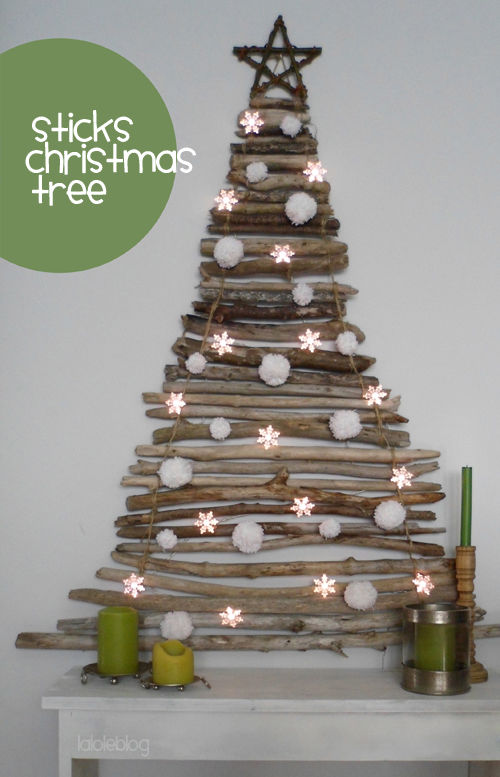Sticks Christmas Tree Sticks Christmas Tree