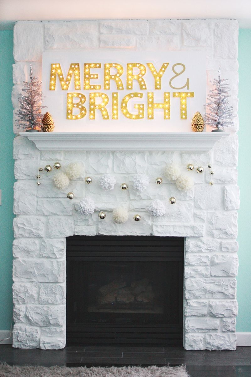 DIY Merry and Bright Christmas Marquee DIY Merry and Bright Christmas Marquee