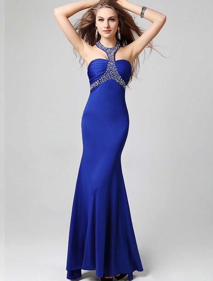 Blue Evening Dress