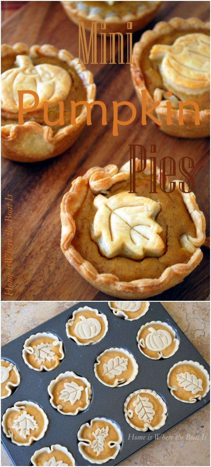 Mini Pumpkin Pies Mini Pumpkin Pies