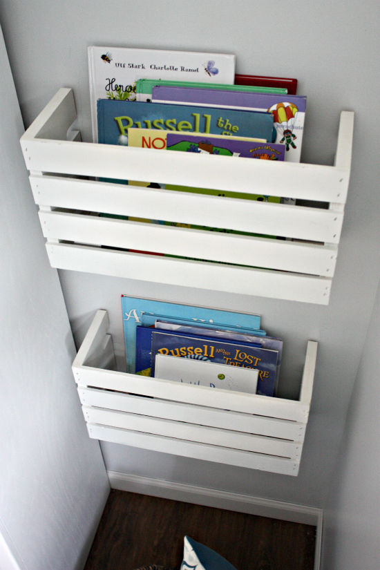 Crate book Storage Ideas Crate book Storage Ideas