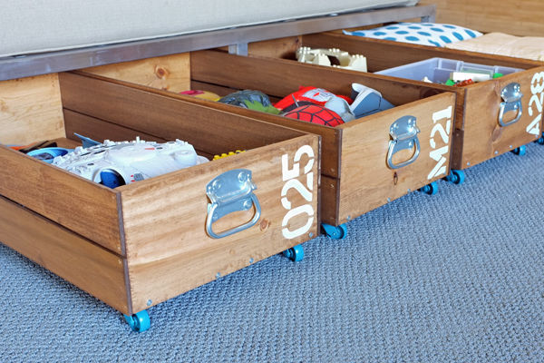 How to make your own rolling toy crates How to make your own rolling toy crates
