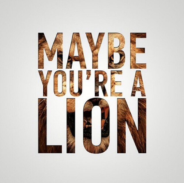 You're A Lion