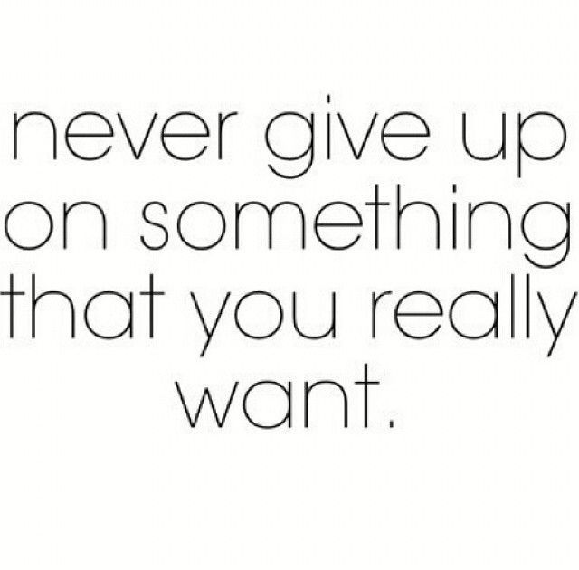 Never Give Up
