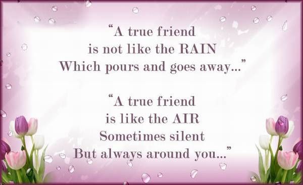 A true friend