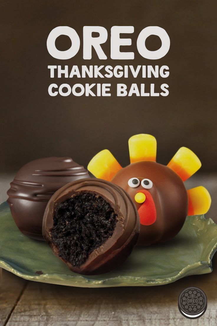 Oreo Thanksgiving Cookie Balls Oreo Thanksgiving Cookie Balls