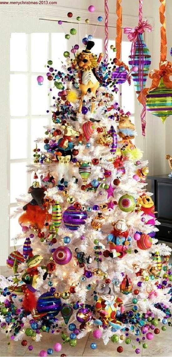 White Colorful Tree