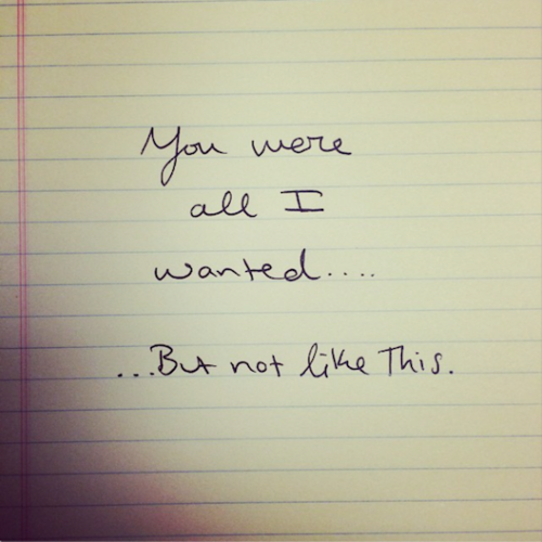 You were all I wanted You were all I wanted
