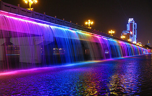 Colorful Waterfall