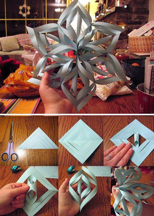 DIY Paper Sonwflakes DIY Paper Sonwflakes