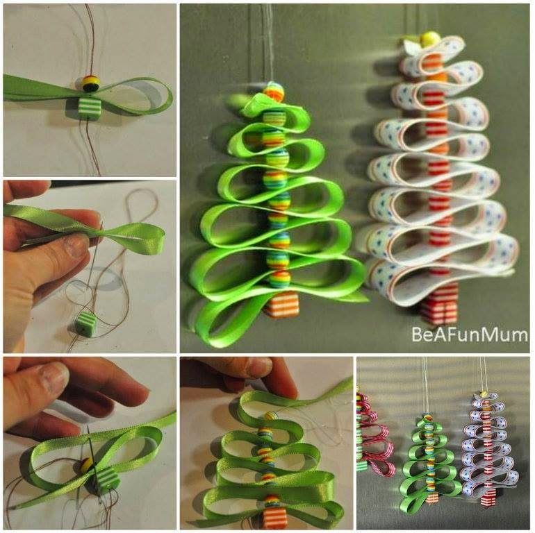 How to make a cute Christmas Ribbon