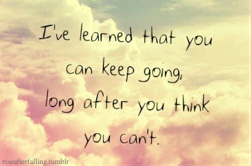 You can keep going You can keep going
