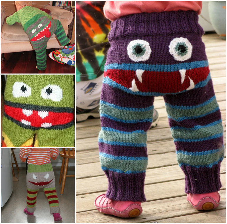 How to make monster pants for kids