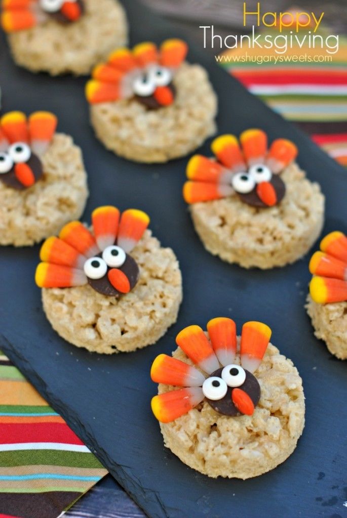 Thanksgiving Rice Krispie Treats