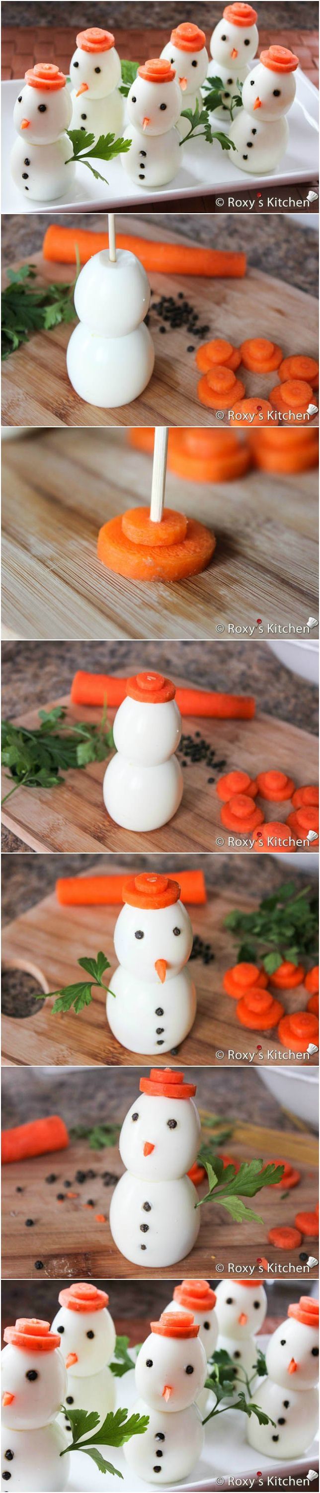 Egg Snowmen Egg Snowmen