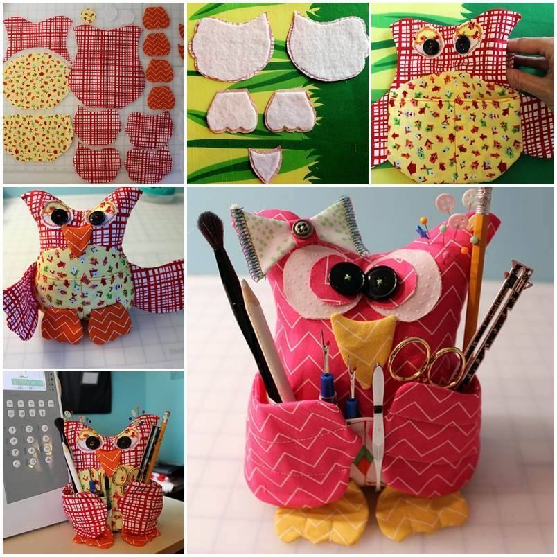 How to make an owl sewing buddy
