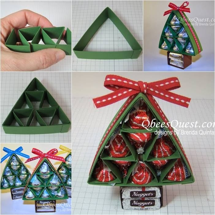How to make hershey Christmas Trees