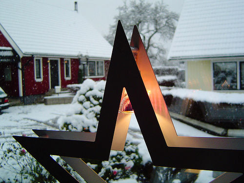 Christmas window star Christmas window star