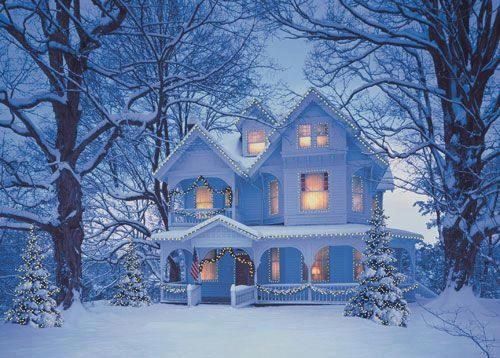 Winter dream house