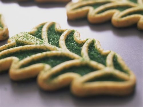 Christmas tree cookies
