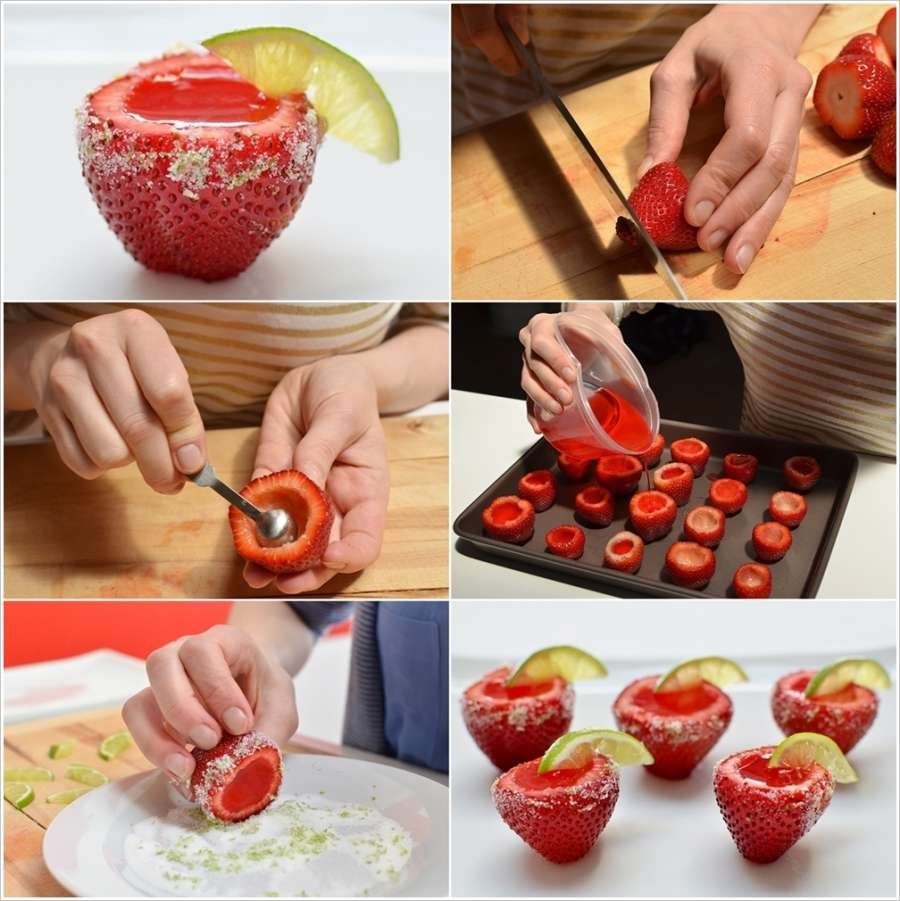 How to make strawberry margarita shots How to make strawberry margarita shots