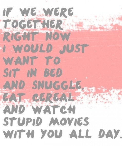 if we were together