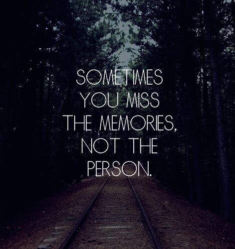 Miss the memories