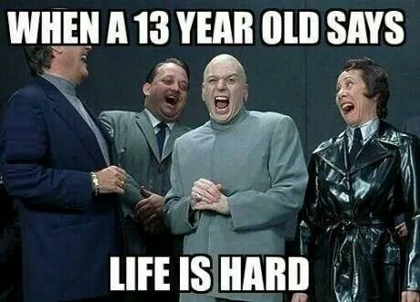 13 yr old says