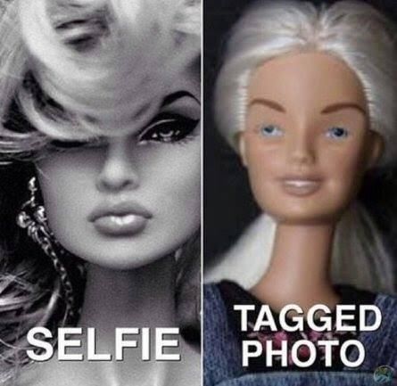 Tagged and selfie Tagged and selfie
