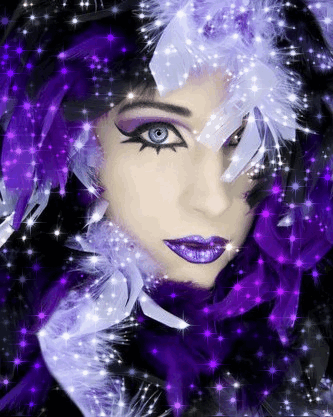 Purple Glitter Costume