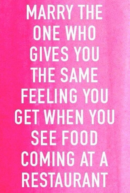 Marry the one who Marry the one who